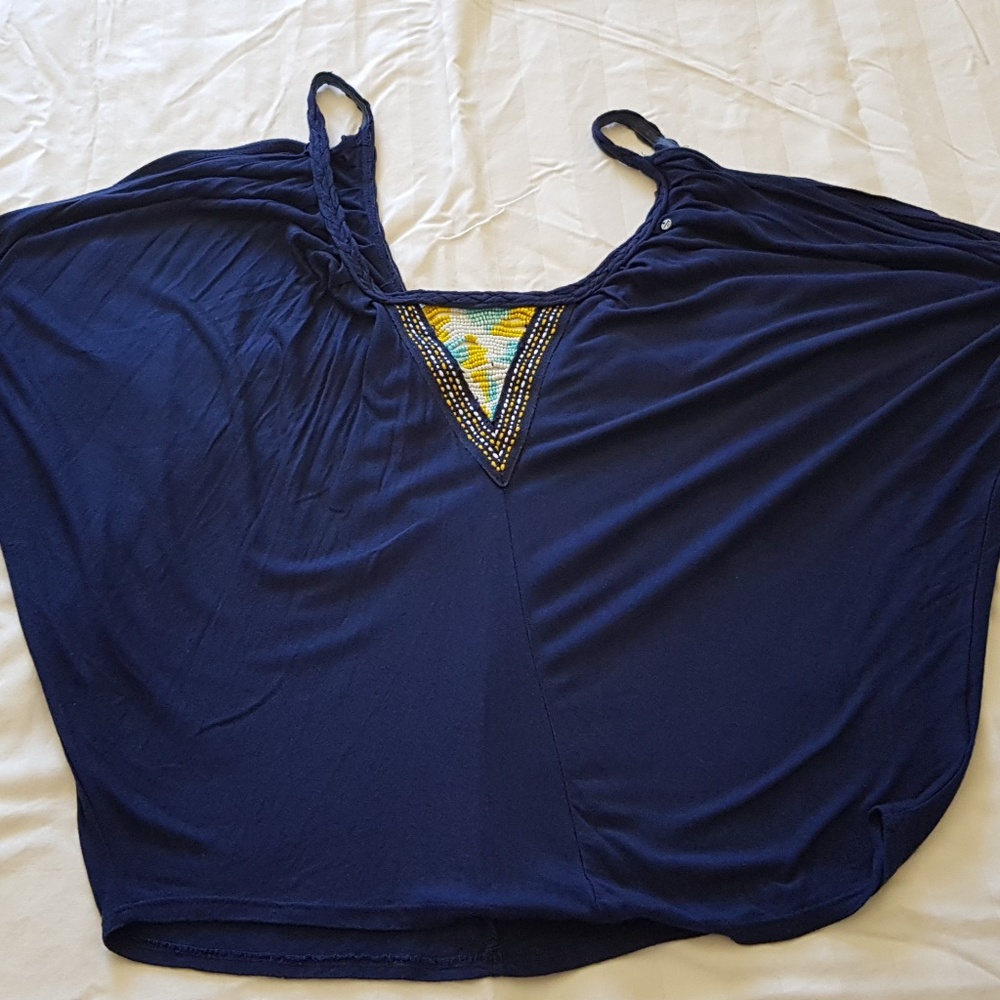 Guess blue shirt